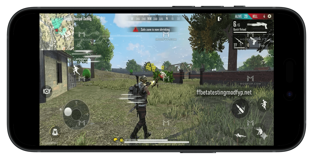 FF Beta Testing Modfyp APK For ios 2