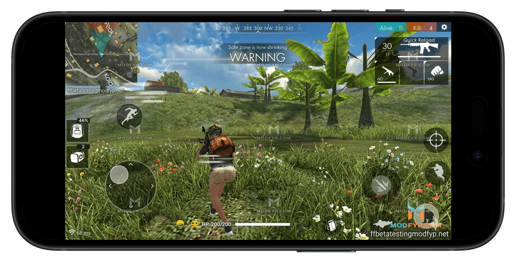 FF Beta Testing Modfyp APK For ios 3