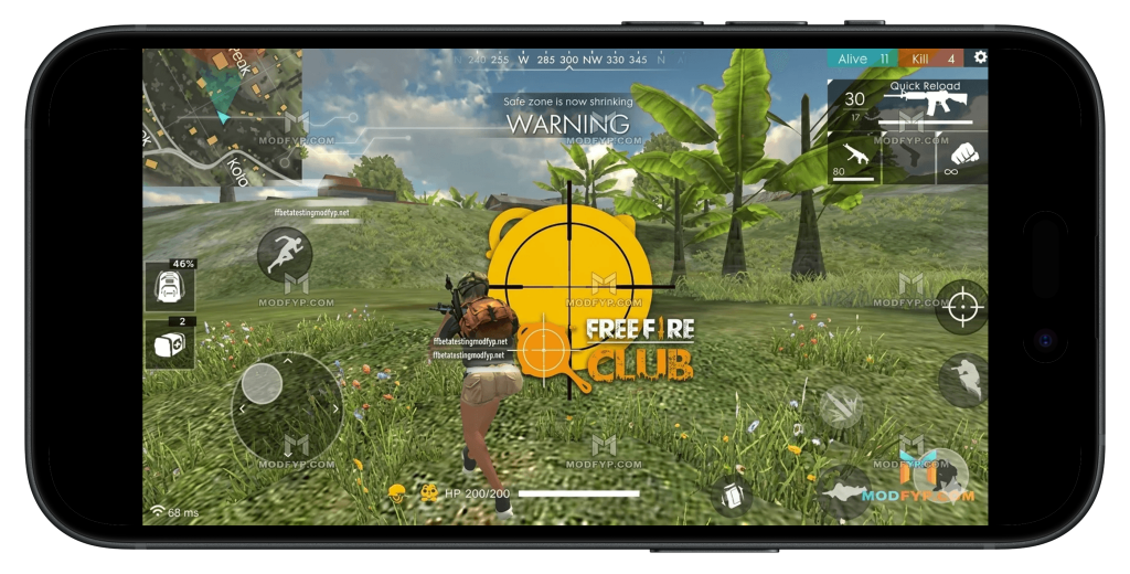 FF Beta Testing Modfyp APK For ios 4