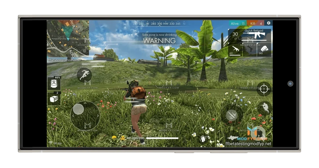 ff beta testing modfyp APK For Andriod 7