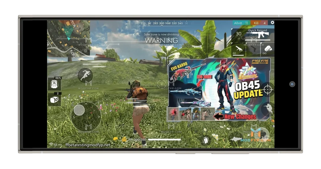 ff beta testing modfyp APK For Andriod 5